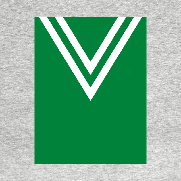 Ireland Rugby League Retro V Chevron by Culture-Factory